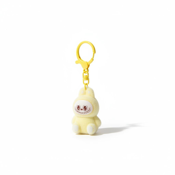 Labubu Character Furry Mini Keychain Purse Charm Multiple Colors - Picture 2 of 9